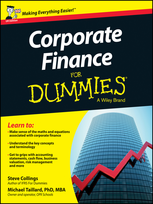 Title details for Corporate Finance For Dummies by Steven Collings - Available